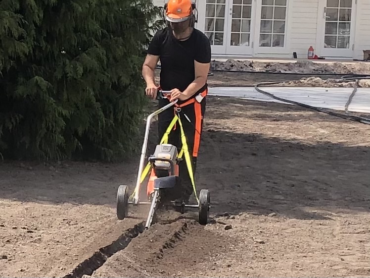 Automatisk bevattning med Hunter spridare i Höllviken